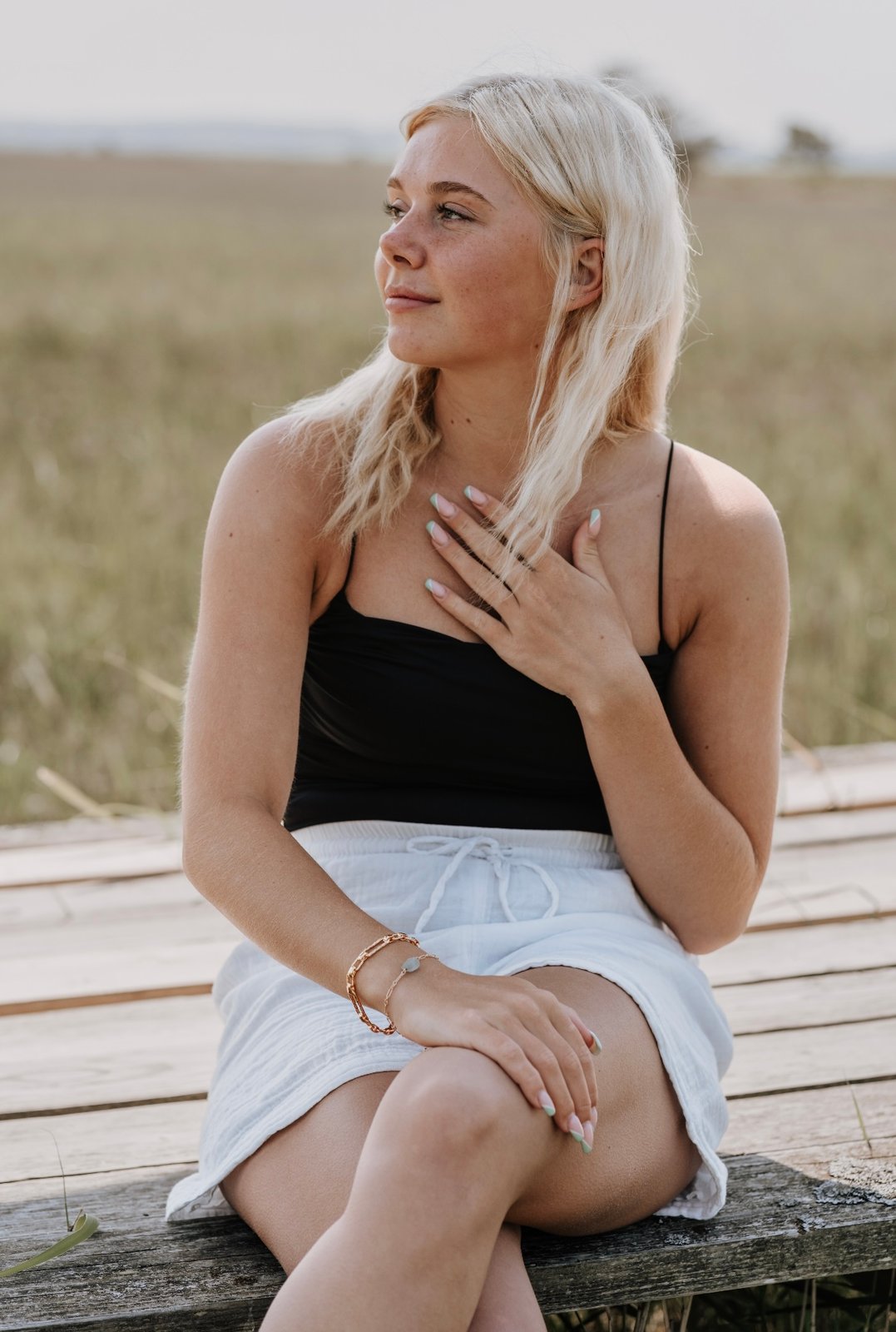Rå Krystal Armbånd - vælg mellem 8 Krystaller.