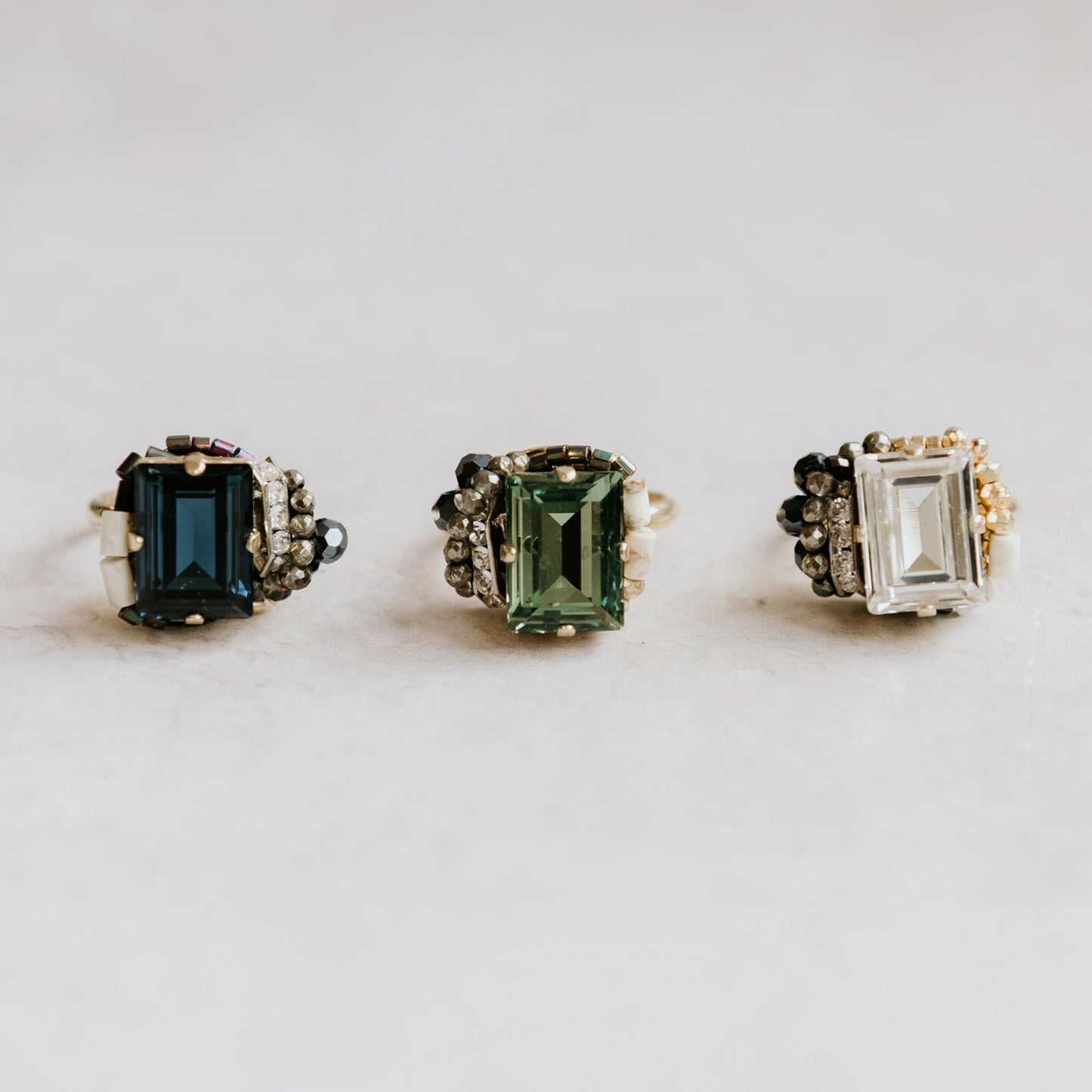 Stella Cocktail Ring med Swarovski.